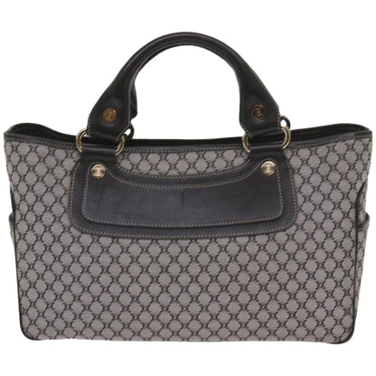 Luxury CELINE Macadam Canvas Hand Bag Gray  ep3314