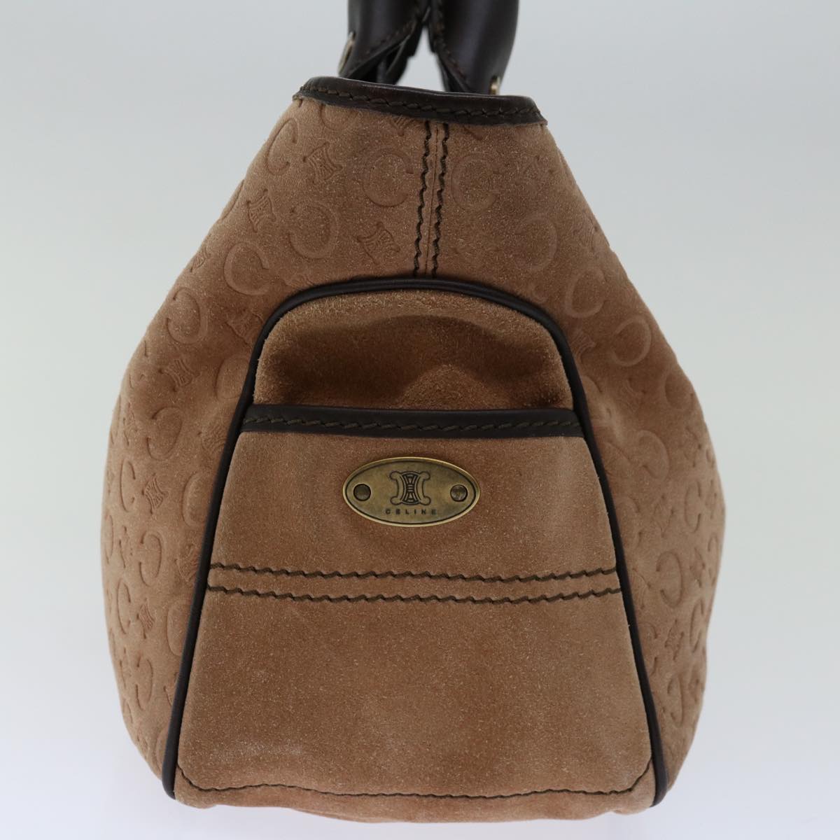 Luxury CELINE Hand Bag Suede Brown  ep3598