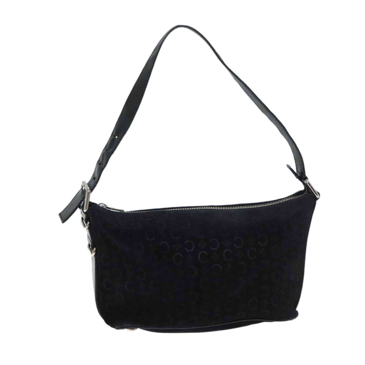 Luxury CELINE C Macadam Canvas Shoulder Bag Black  ep3728