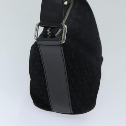 Luxury CELINE C Macadam Canvas Shoulder Bag Black  ep3728