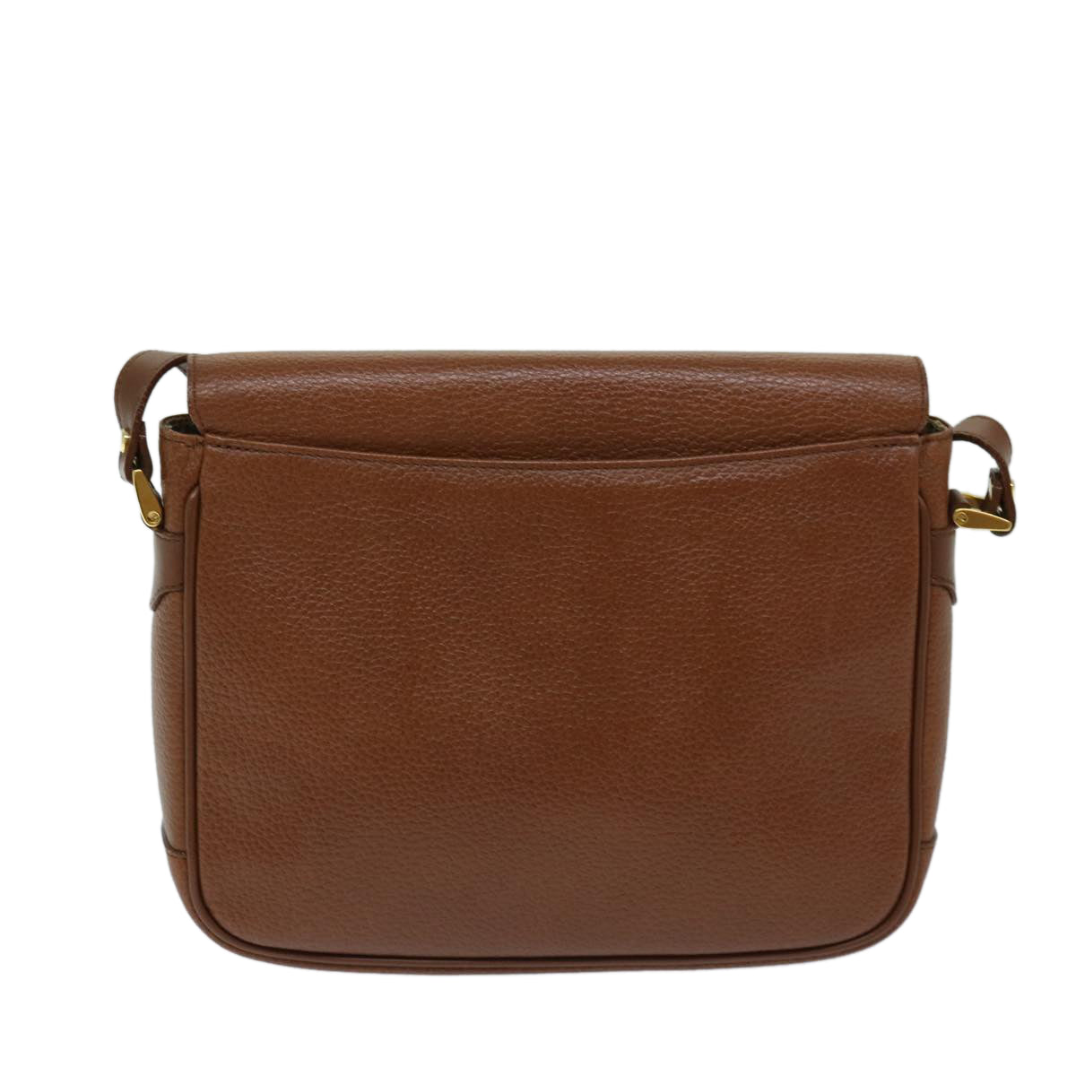 Luxury BurberrySs Shoulder Bag Leather Brown Auth ep3760
