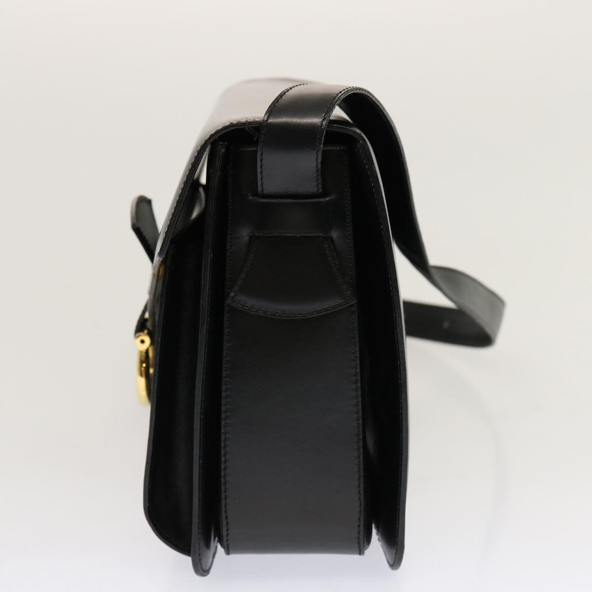 Luxury CELINE Shoulder Bag Leather Black  ep3891