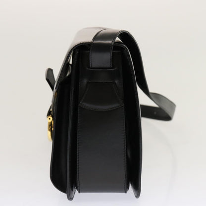 Luxury CELINE Shoulder Bag Leather Black  ep3891