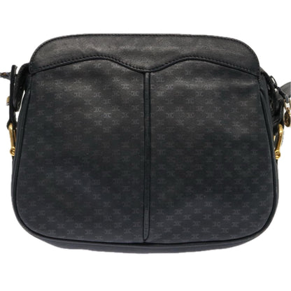 Luxury CELINE Macadam Canvas Shoulder Bag Navy  ep3990