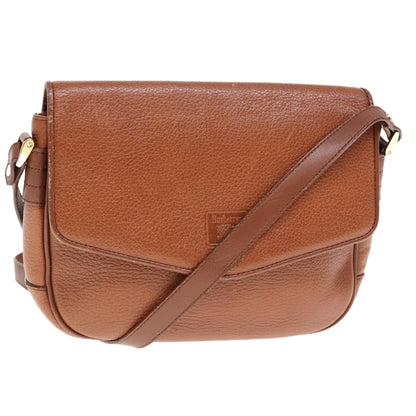 Luxury BurberrySs Shoulder Bag Leather Brown Auth ep4387