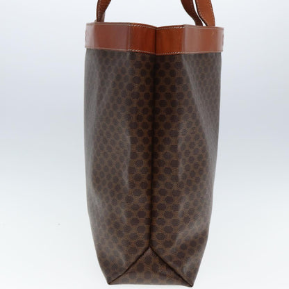 Luxury CELINE Macadam Canvas Tote Bag PVC Leather Brown  ep4528