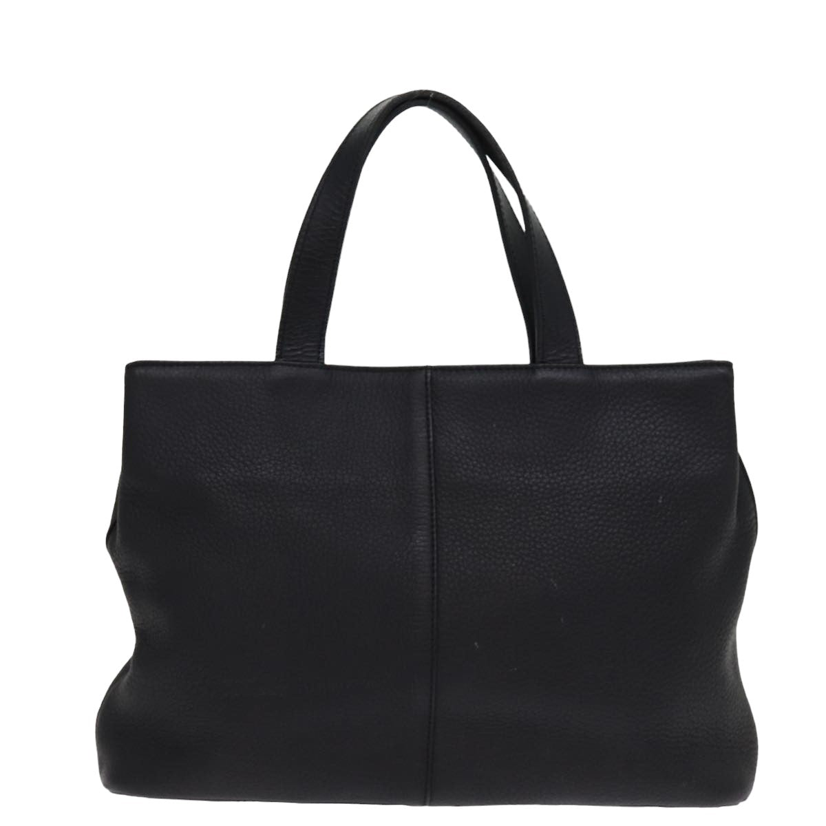 Luxury BurberrySs Hand Bag Leather Black Auth ep4536