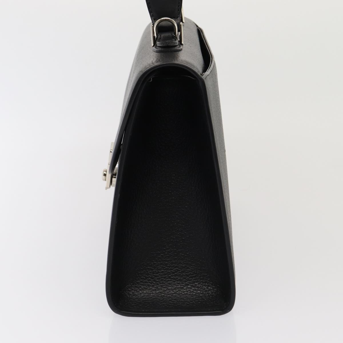 Luxury BurberrySs Hand Bag Leather 2way Black Auth ep4940