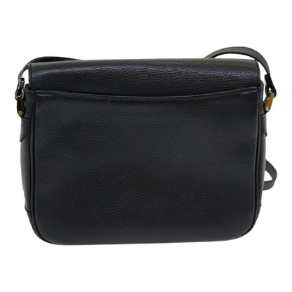 Luxury BurberrySs Shoulder Bag Leather Black Auth ep5024