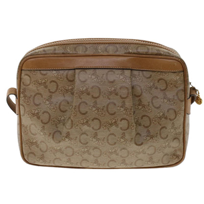 Luxury CELINE C Macadam Canvas Shoulder Bag Beige  ep906