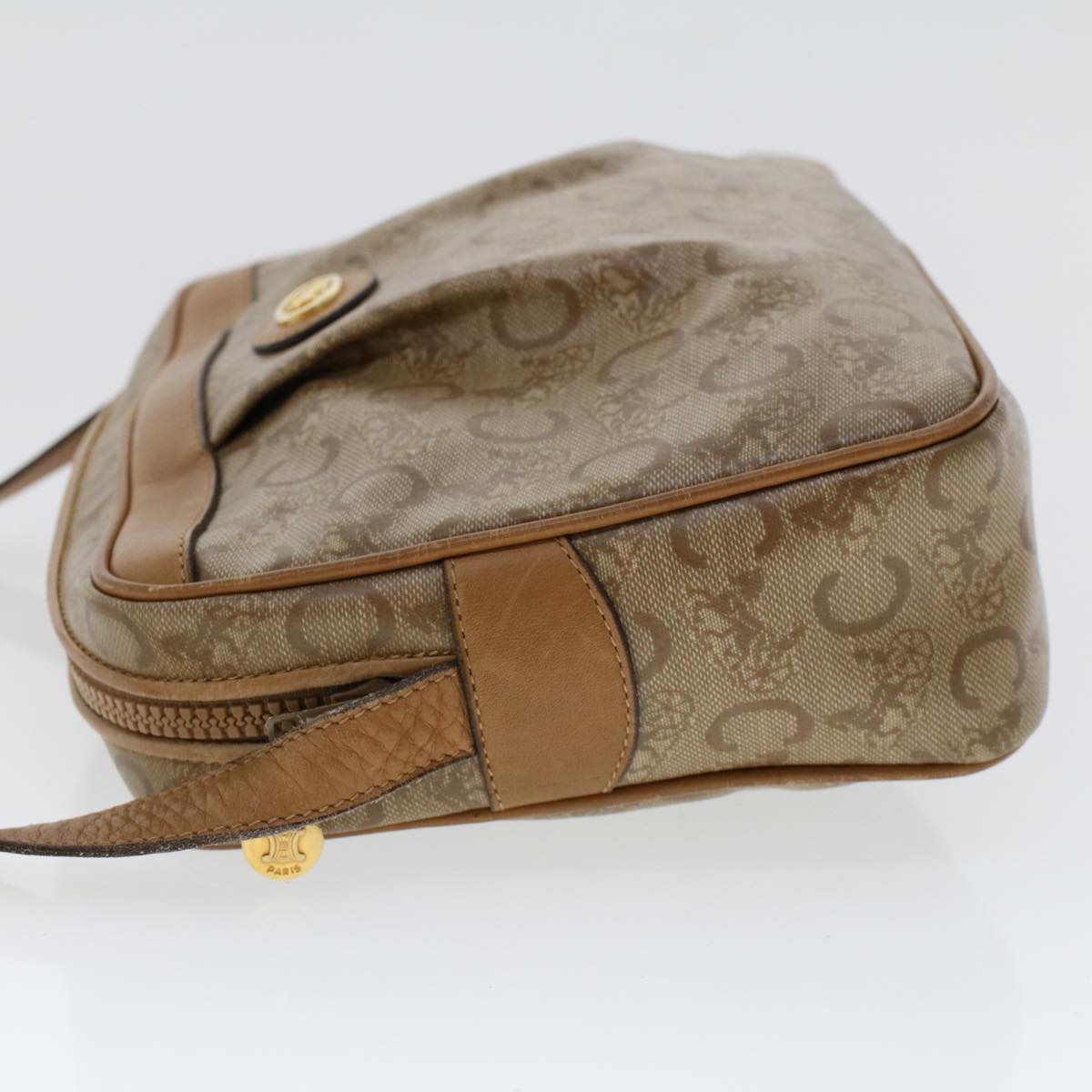 Luxury CELINE C Macadam Canvas Shoulder Bag Beige  ep906
