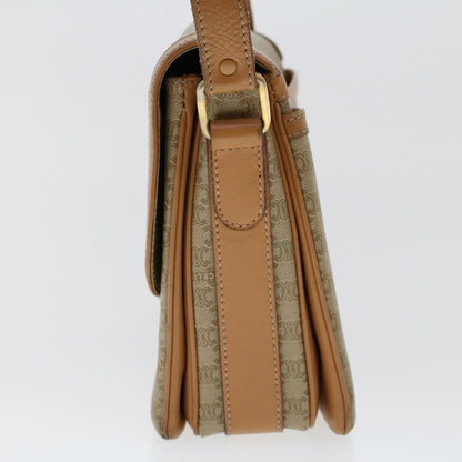 Luxury CELINE Macadam Canvas Shoulder Bag Beige  ep907