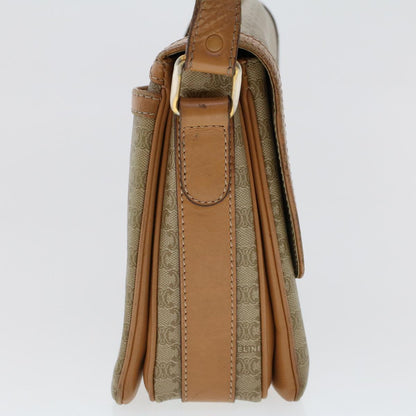 Luxury CELINE Macadam Canvas Shoulder Bag Beige  ep907