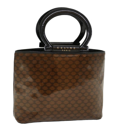 Luxury CELINE Macadam Canvas Hand Bag Brown  ep989
