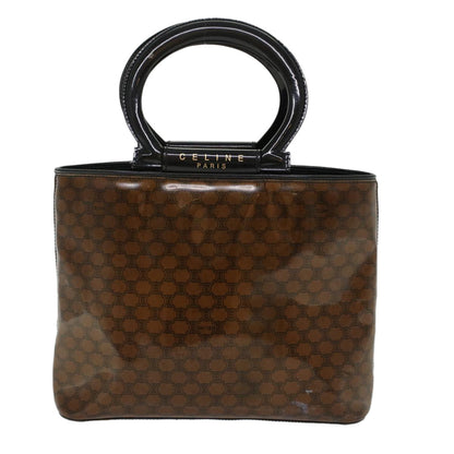 Luxury CELINE Macadam Canvas Hand Bag Brown  ep989