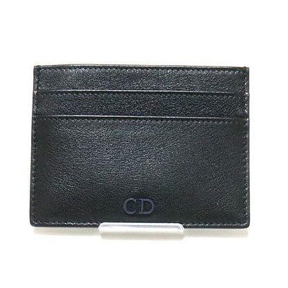 DIOR HOMME Card Case 2CNCHOOICNT Calfskin Black x navy Dior Homme Pass Case mens