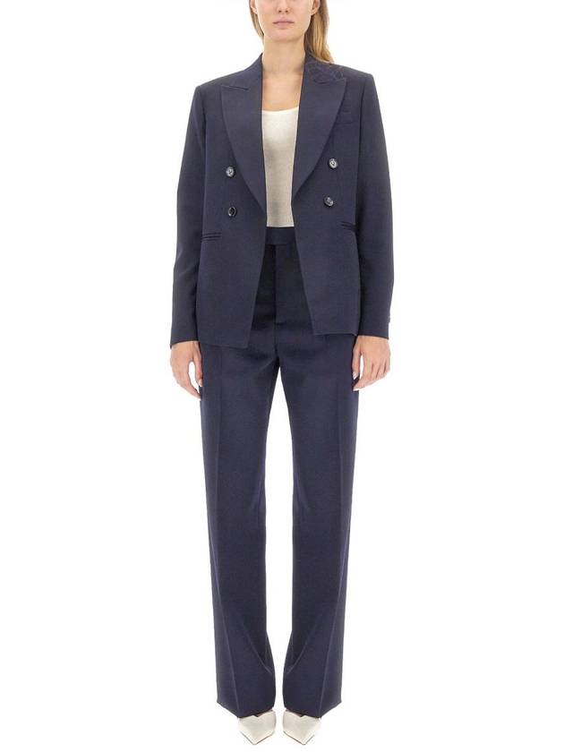 Luxury Bottega Veneta Sartorial Wool Jacket Navy