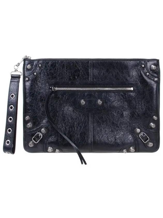 Luxury Balenciaga Trending 2025 Le Cagole Large Clutch Bag Black