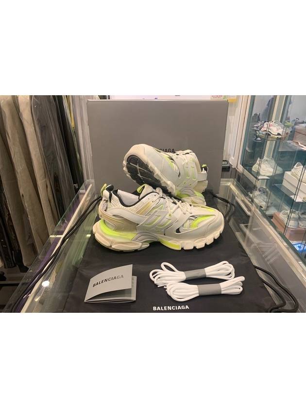 Luxury Balenciaga Trending 2025 Track Low Top Sneakers Fluo Yellow White