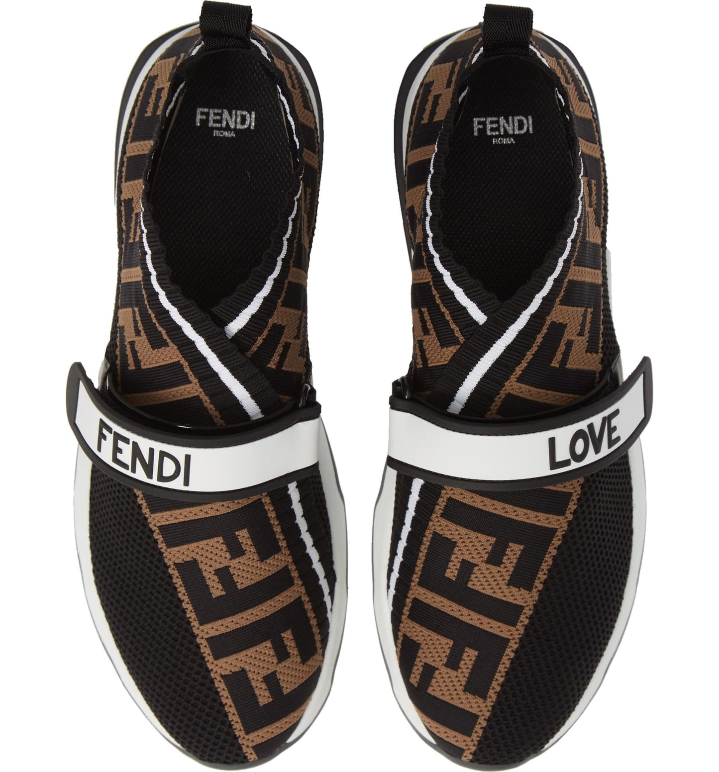 FENDI ROCKOKO SNEAKERS SIZE 38