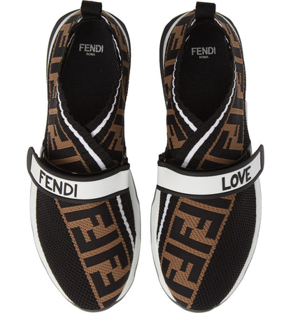 FENDI ROCKOKO SNEAKERS SIZE 38