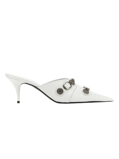 Luxury Balenciaga Trending 2025 Cagole 70mm Mule Optic White