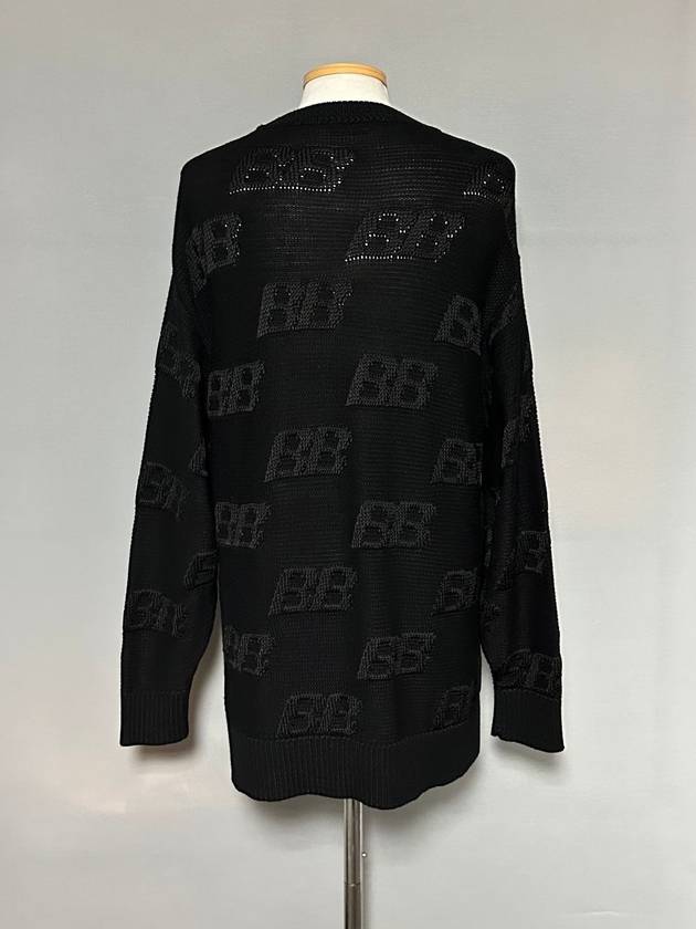 Luxury Balenciaga Trending 2025 BB embroidered logo knit