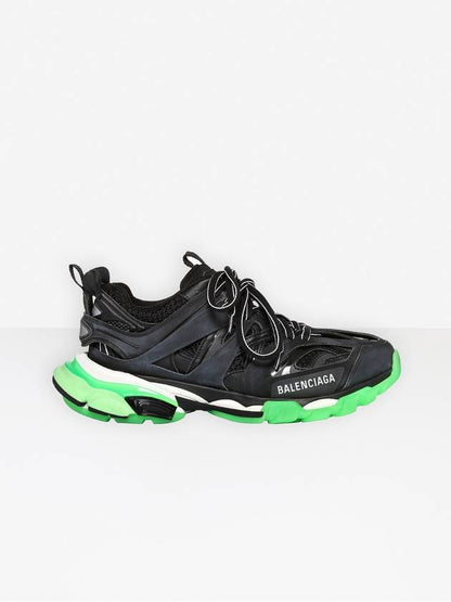 Luxury Balenciaga Trending 2025 Track Low Top Sneakers Glow Black