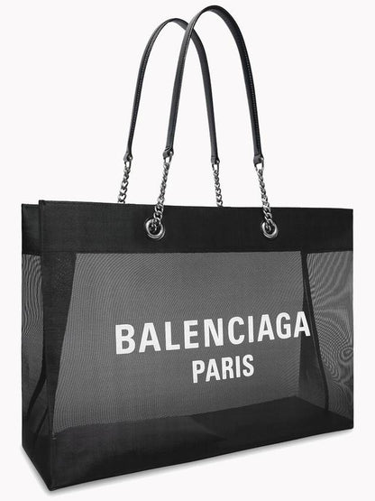 Luxury Balenciaga Trending 2025 Duty Free Medium Tote Bag Black