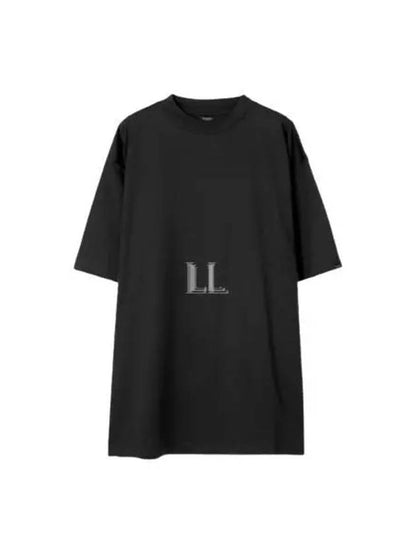 Luxury Balenciaga Trending 2025 Cotton Crew Neck Short Sleeve T-Shirt Black