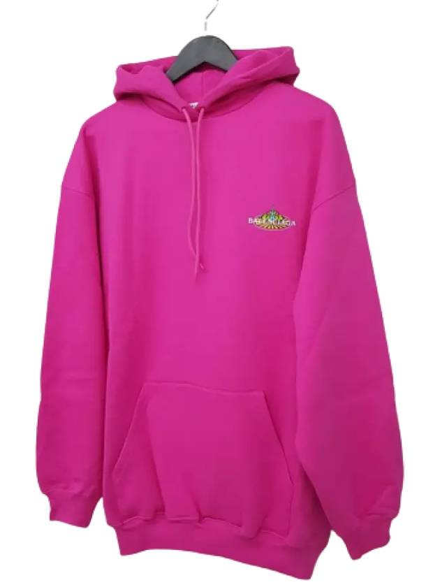 Luxury Balenciaga Trending 2025 Bonjour Oversized Hoodie Pink