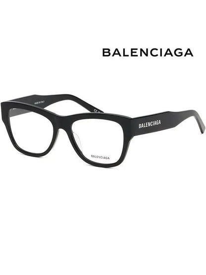 Luxury Balenciaga Trending 2025 Acetate Square Eyeglasses Black