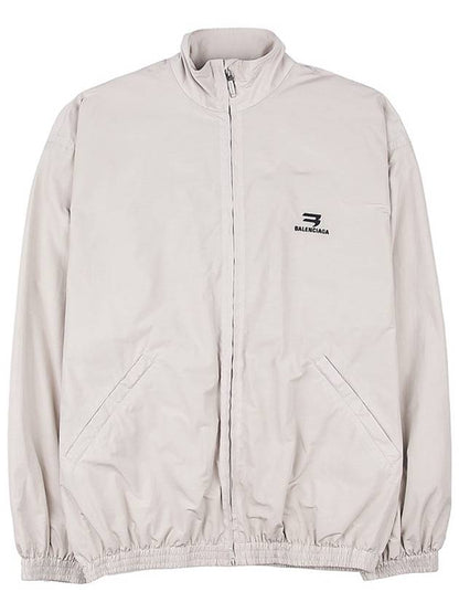 Luxury Balenciaga Trending 2025 Logo Technical Track Jacket Beige