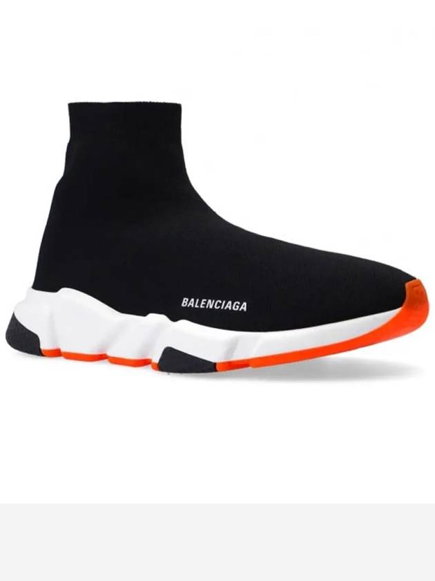 Luxury Balenciaga Trending 2025 Speed Runner High Top Sneakers Black Orange