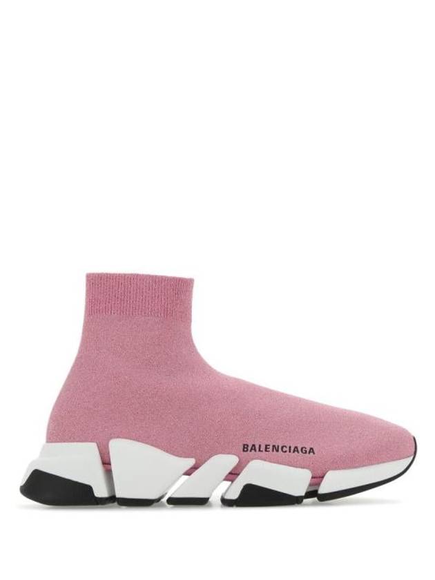 Luxury Balenciaga Trending 2025 Speed 2.0 High Top Sneakers Pink