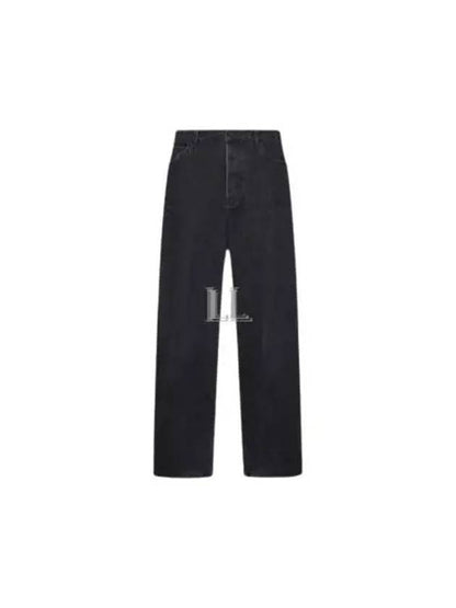 Luxury Balenciaga Trending 2025 Washed Skiwear Jeans Grey