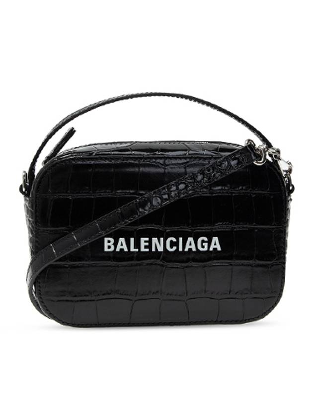 Luxury Balenciaga Trending 2025 Logo Camera Cross Bag Black