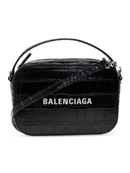 Luxury Balenciaga Trending 2025 Logo Camera Cross Bag Black