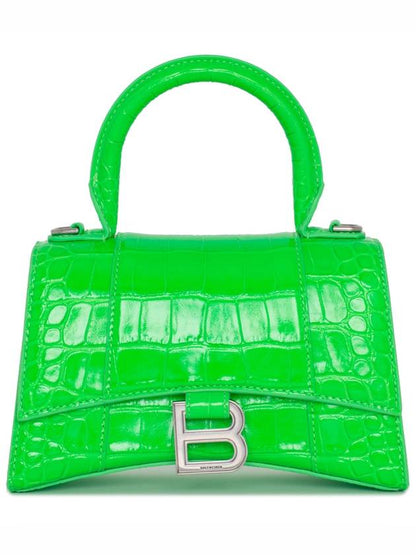 Luxury Balenciaga Trending 2025 Hourglass Tote Bag Green