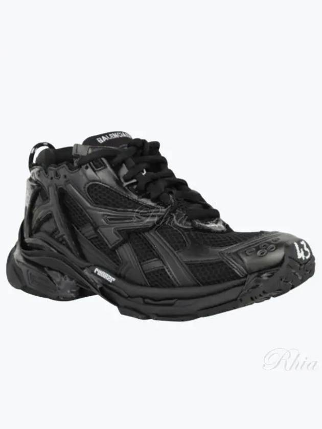 Luxury Balenciaga Trending 2025 Runner Low Top Sneakers Black