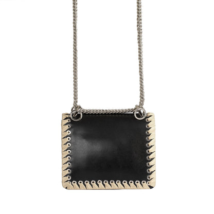 Fendi Kan I Ribbon Whipstitch Small Shoulder Bag