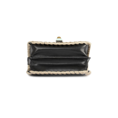 Fendi Kan I Ribbon Whipstitch Small Shoulder Bag