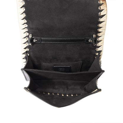 Fendi Kan I Ribbon Whipstitch Small Shoulder Bag
