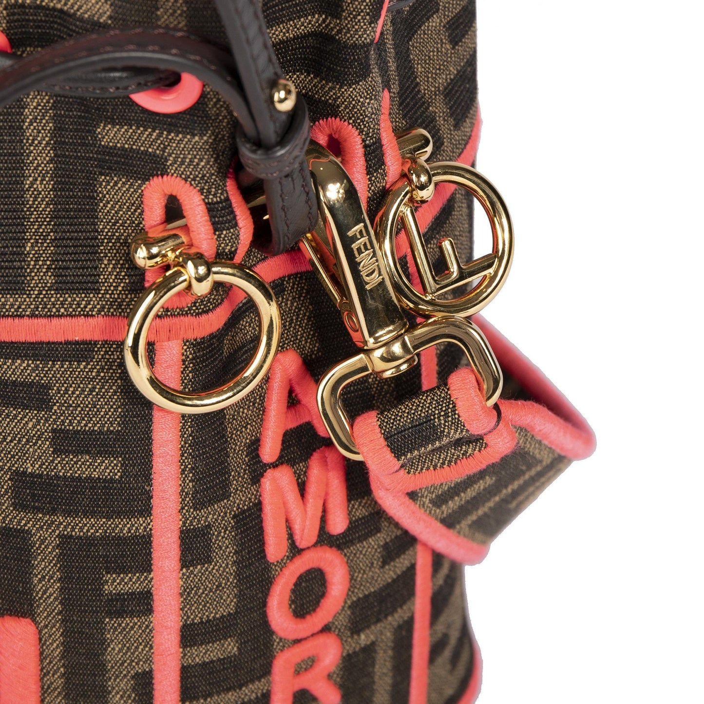 Fendi Mini Roma Amor Mon Tresor Bucket Bag