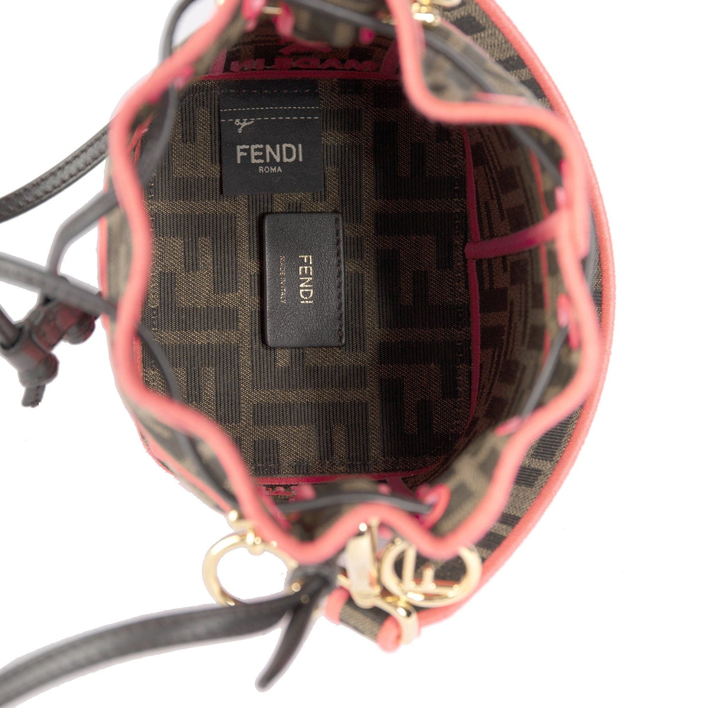 Fendi Mini Roma Amor Mon Tresor Bucket Bag