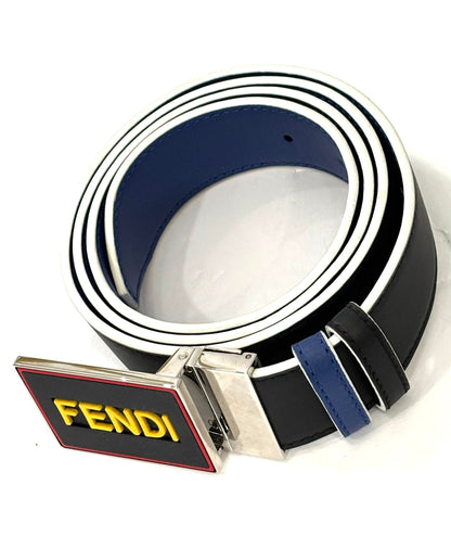 FENDI LOGO LEATHER BELT