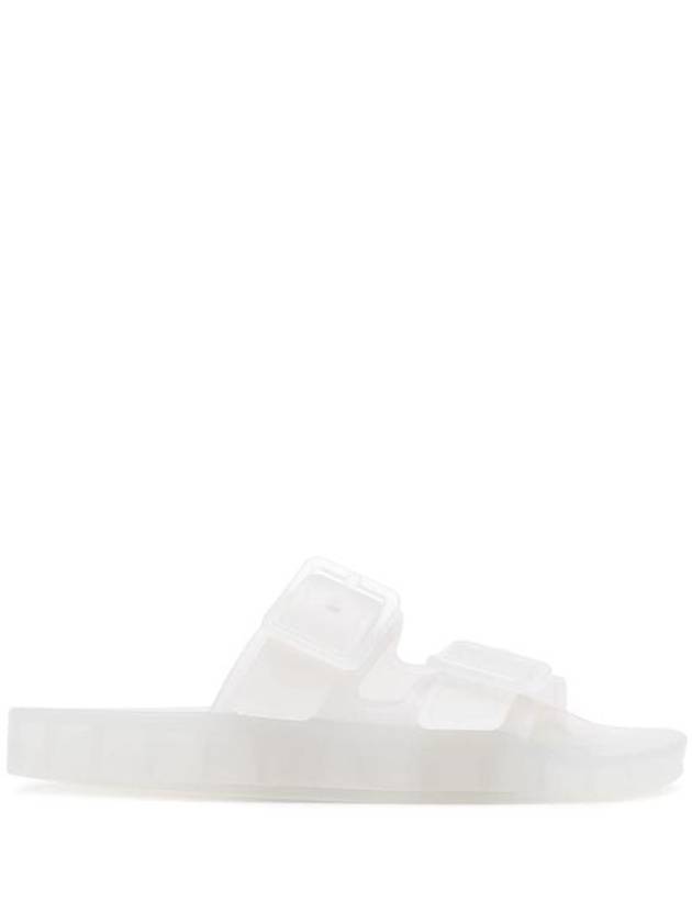 Luxury Balenciaga Trending 2025 Mallorca Clear Rubber Slippers White