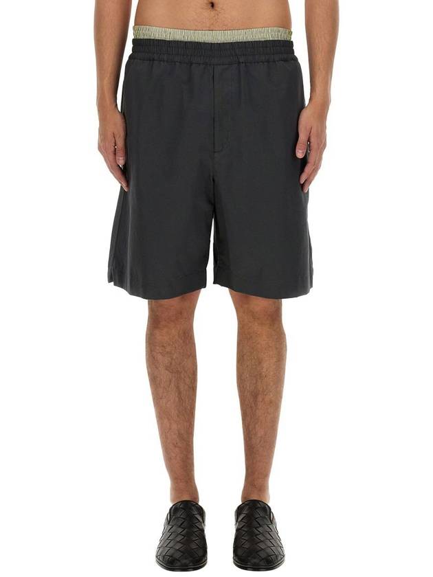 Luxury Bottega Veneta 24 ss Double Waistband Shorts 785715 V3G20 1235 B0111077033