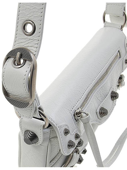 Luxury Balenciaga Trending 2025 Le Cagole XS Shoulder Bag White