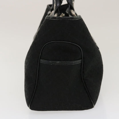 Luxury CELINE C Macadam Canvas Tote Bag Buggy Bag Black  fm1376
